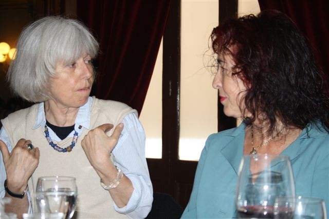 Con Chiara Zamboni. Barcelona, 2012